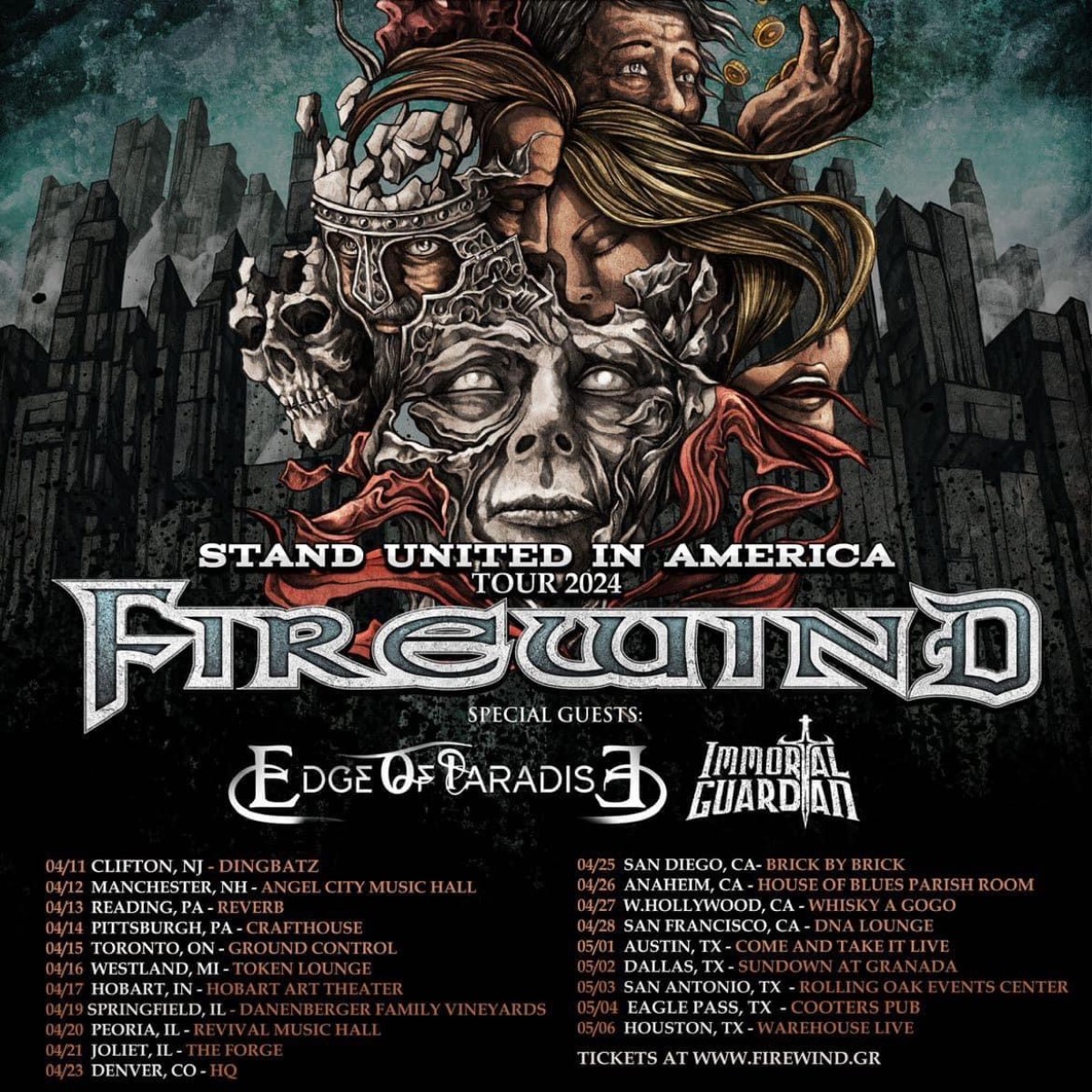 Edge Of Paradise - Stand United In America Tour 2024