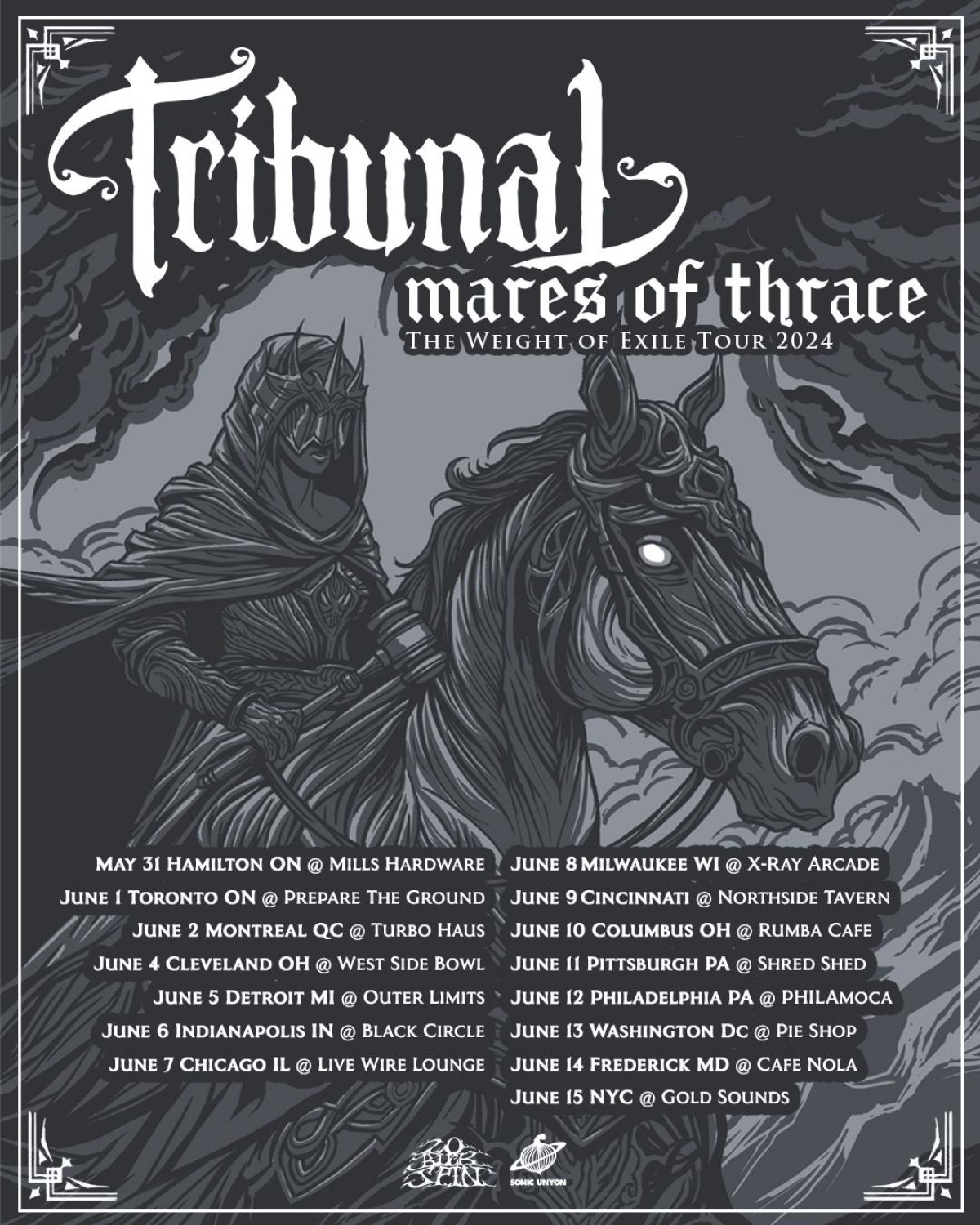 Tribunal - The Weight Of Exile Tour 2024