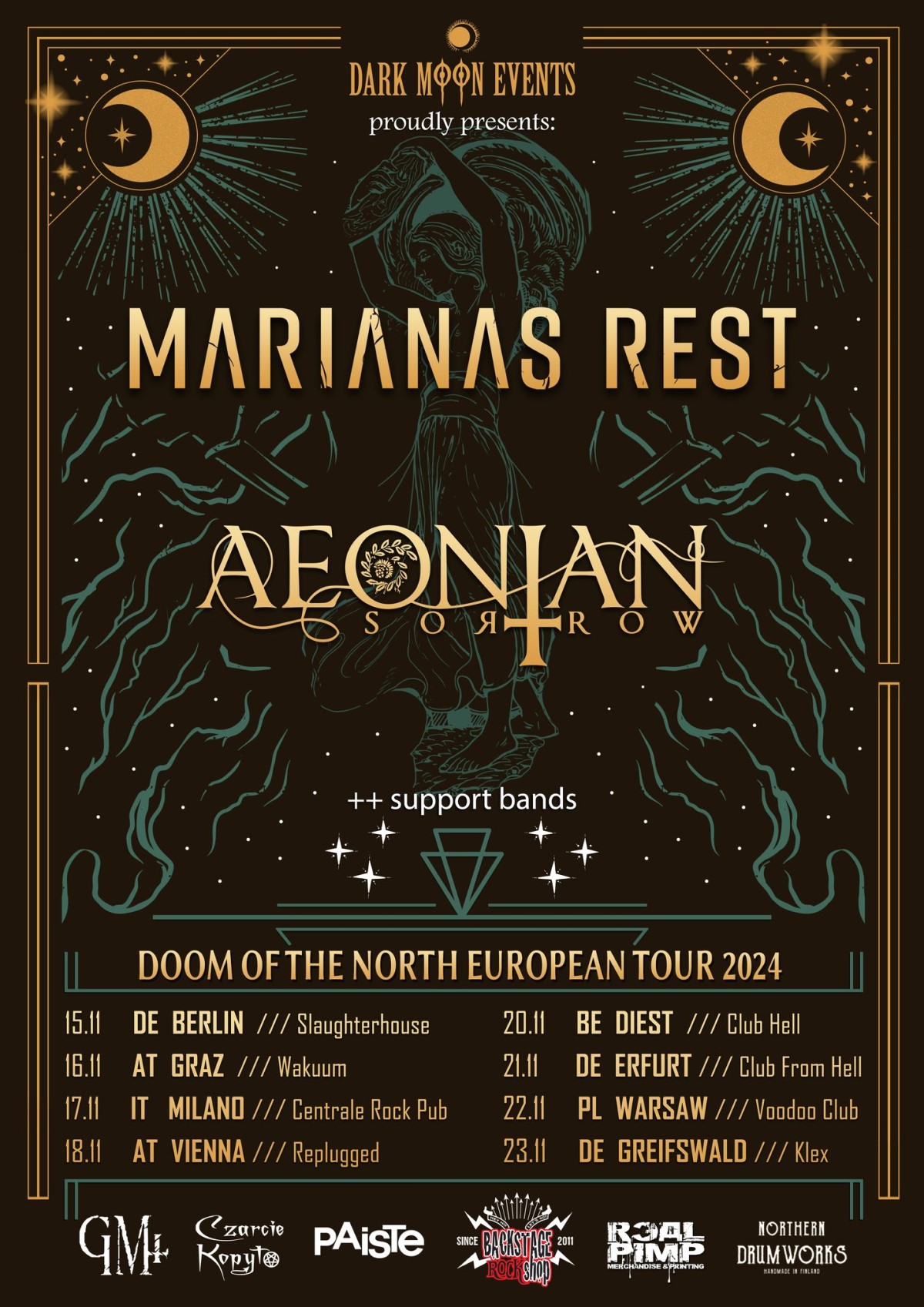 Doom Of The North over Europe 2024 - Marianas Rest + Aeonian Sorrow