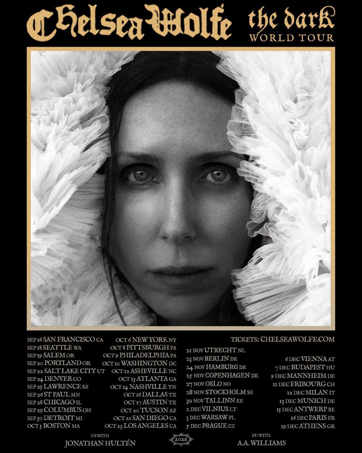 Chelsea Wolfe - The Dark World Tour