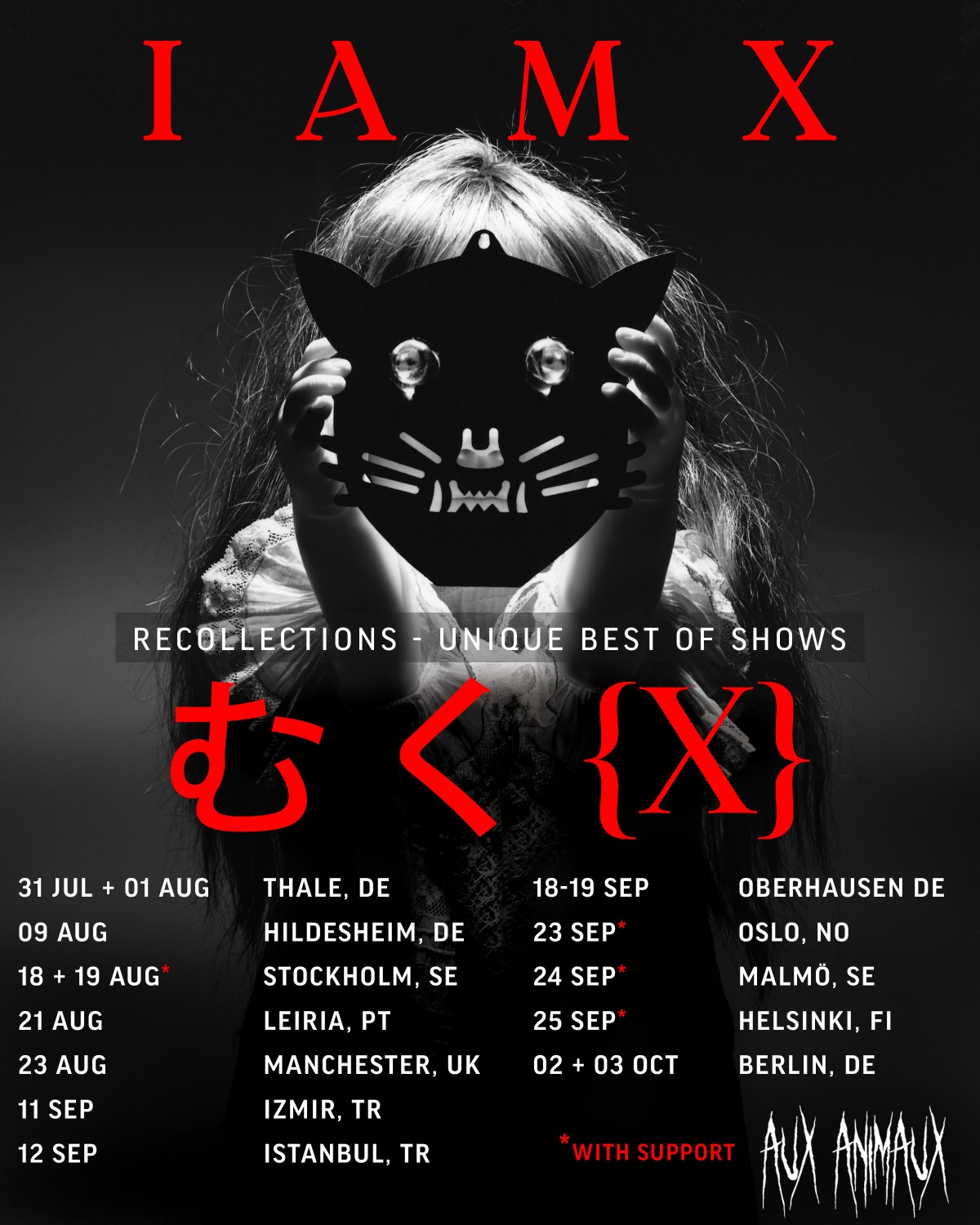 IAMX - Recollections – Unique Best Of Shows Tour