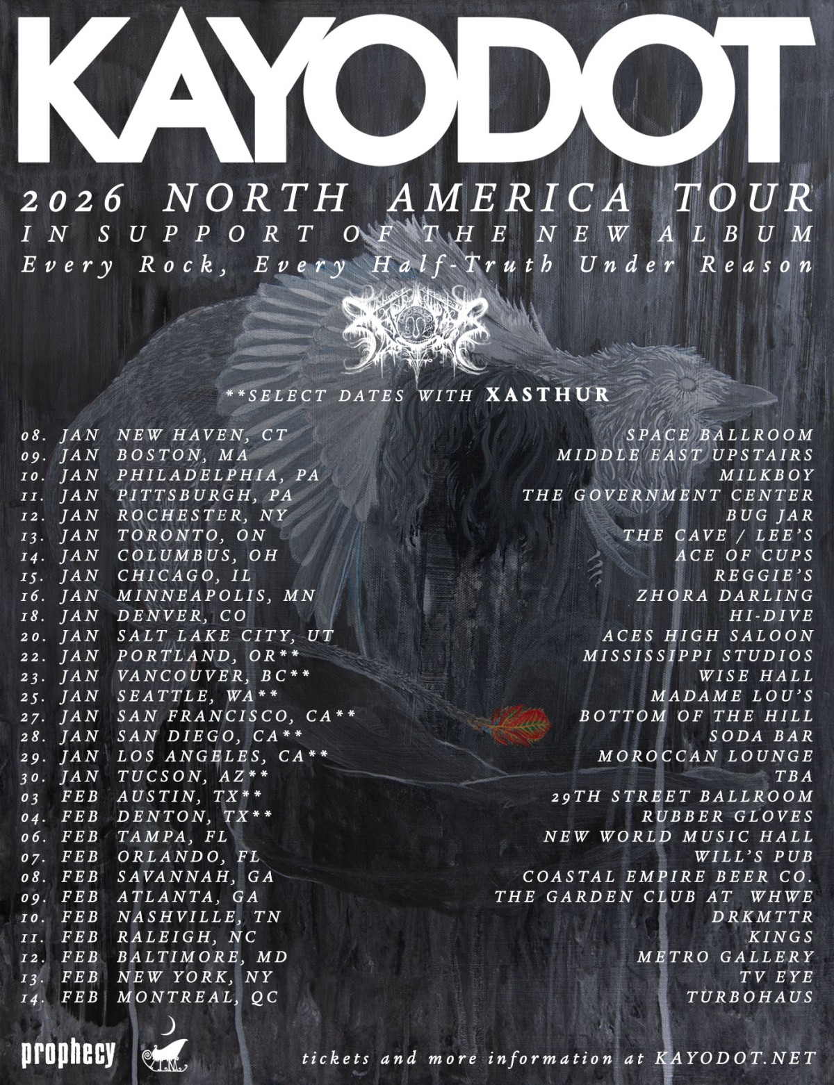 Kayo Dot - 2026 North American Tour