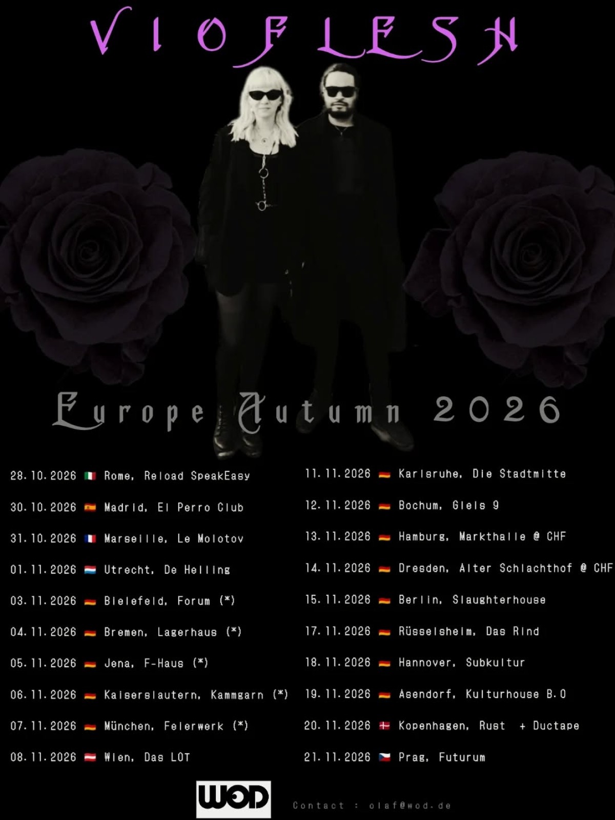 Vioflesh - European Tour 2026