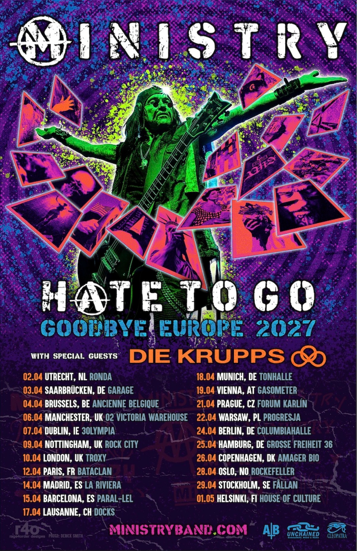 Ministry - Hate To Go - Europe 2027