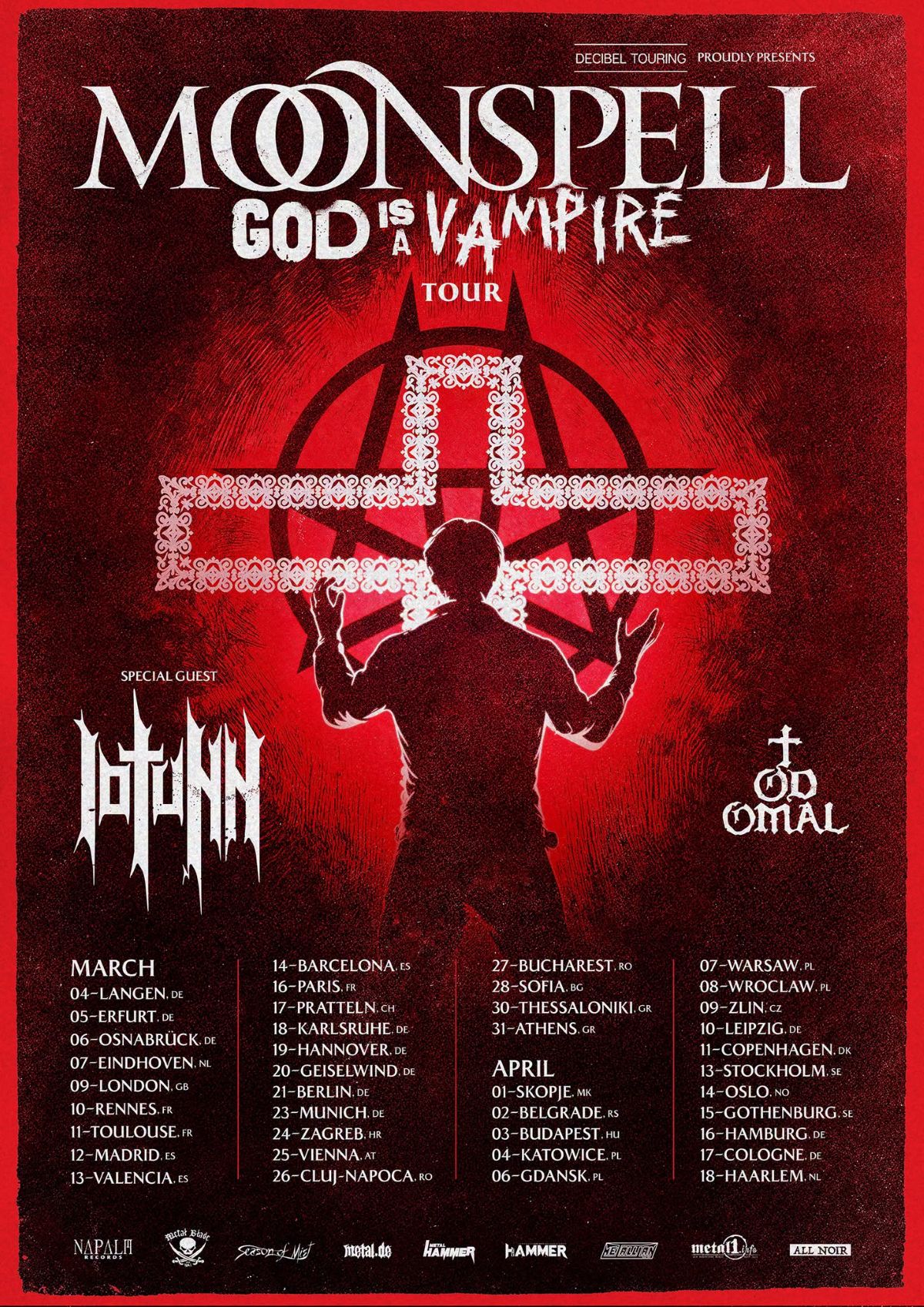 Moonspell - God Is A Vampire Tour